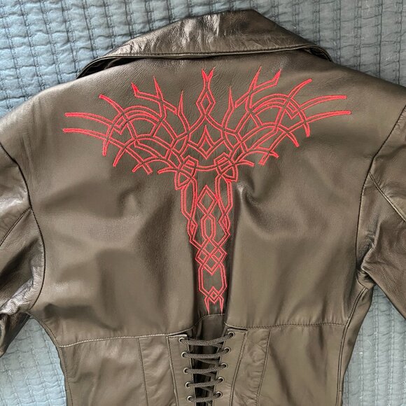 HIlary's Vanity Leather Wing Coat - Large - Picture 10 of 12